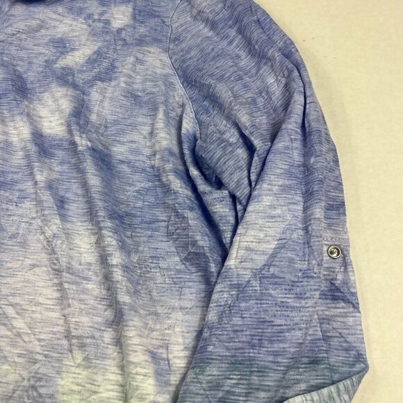 David Cline Snap Button Casual Shirt Ombre Long Sleeve Relaxed Knit Top XXL FLAW - Picture 3 of 12